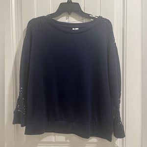 Lace Navy Blue Lauren Conrad Size Large